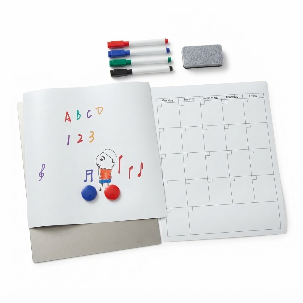 Magnetisches Whiteboard-Kalender-Set für den Kühlschrank