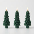 Weihnachtsbaum-LED-Kerzen mit flackernder Flamme, 3er-Set
