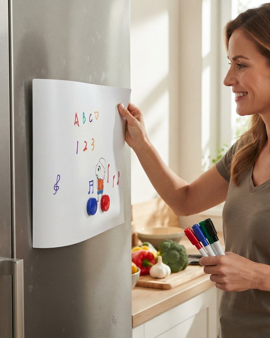Magnetisches Whiteboard-Kalender-Set für den Kühlschrank