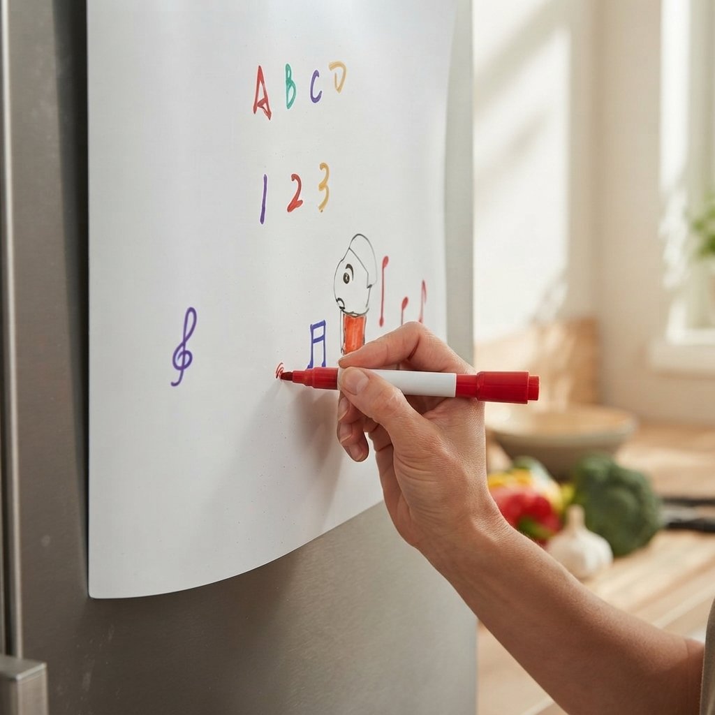 Magnetisches Whiteboard-Kalender-Set für den Kühlschrank