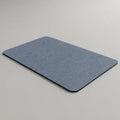 Badezimmermatte rutschfest – schnelltrocknend, 3 Größen — Blau