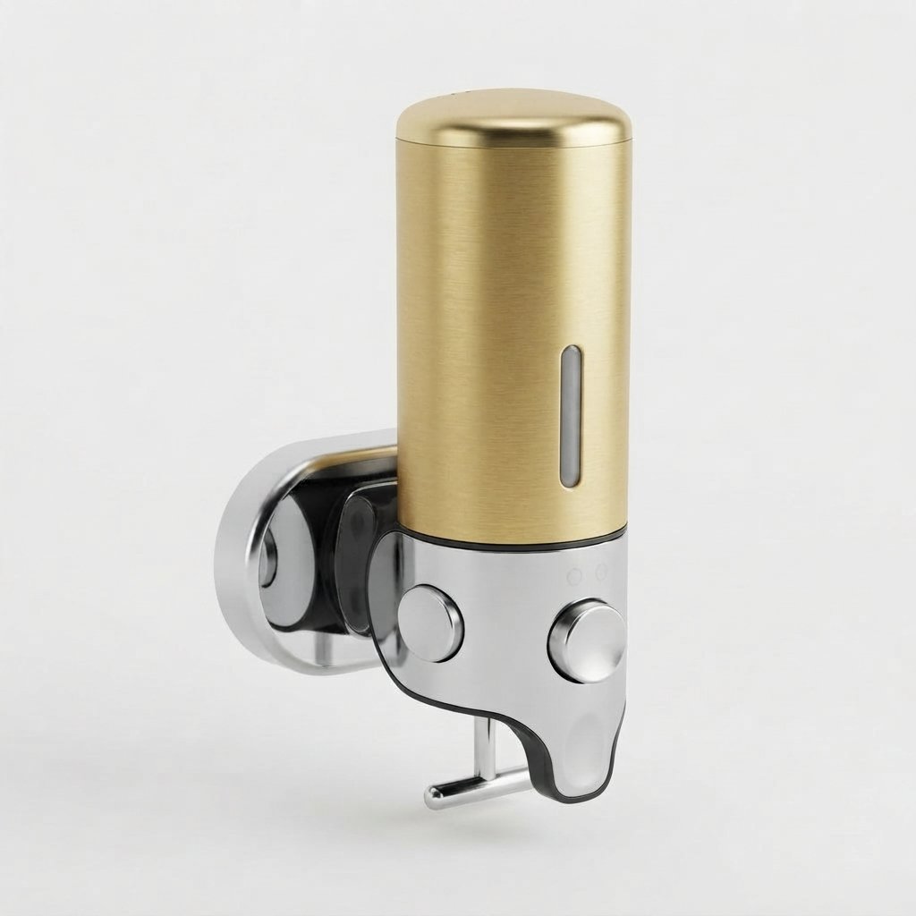 Wandseifenspender aus Edelstahl, 500 ml — Gold