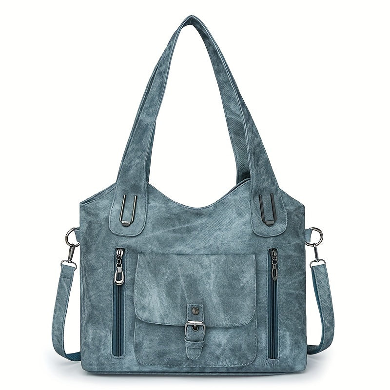 Elise’s Vintage Charm | Faux Leather Shoulder Bag