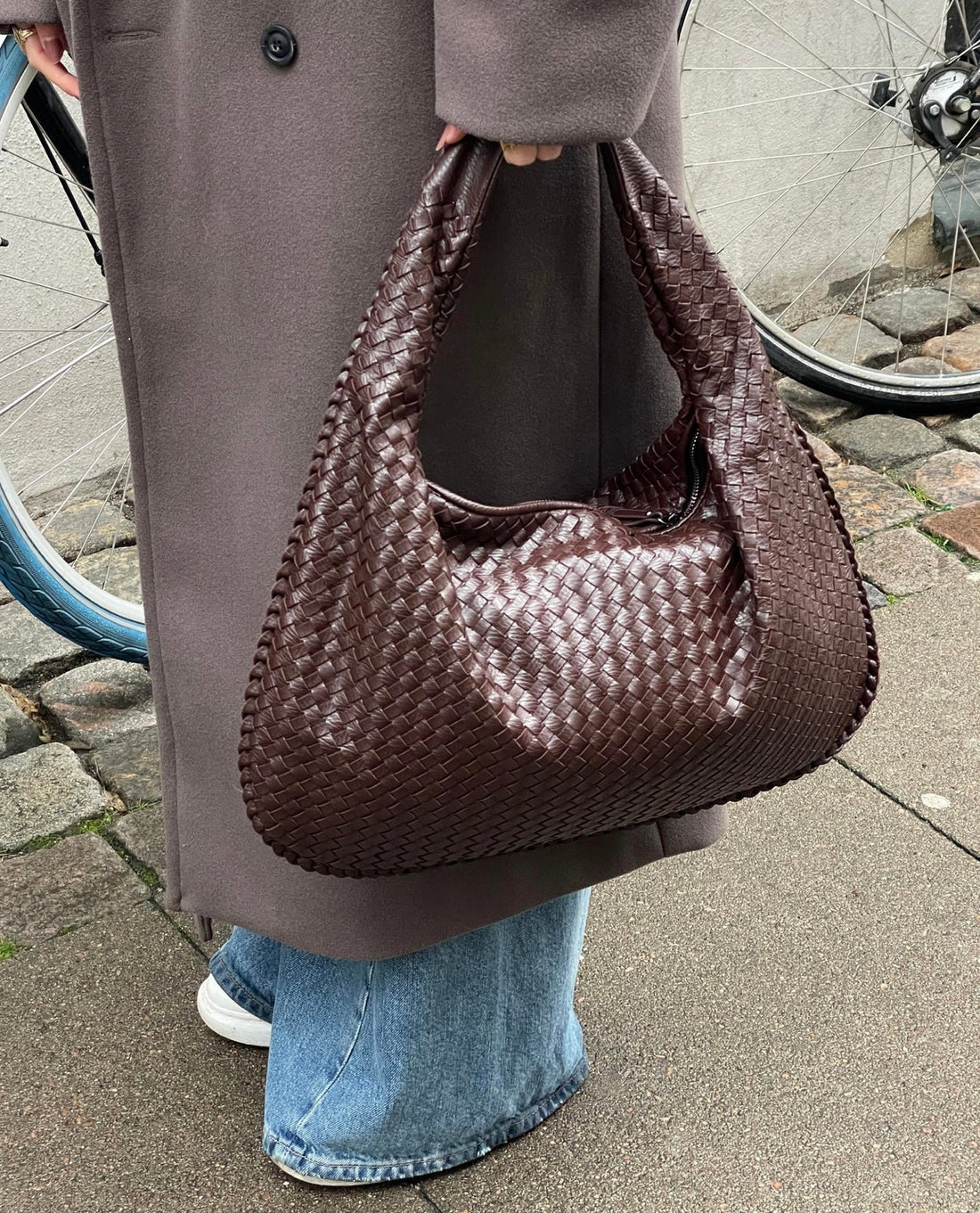 Valentina | Handcrafted Woven Red Tote Bag