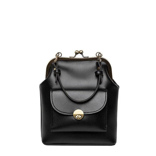 Chic Vintage Kiss-Lock Shoulder Bag